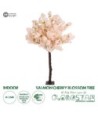 GloboStar® Artificial Garden SALMON CHERRY BLOSSOM TREE 20139 Τεχνητό Διακοσμητικό Δέντρο Σομόν Κερασιά Υ160cm